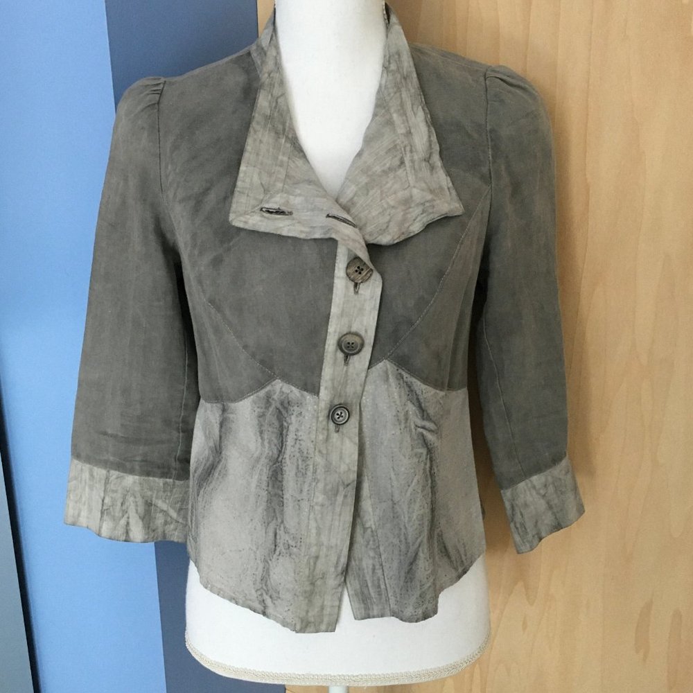 Rina Zin Gray/Taupe Jacket - Size S